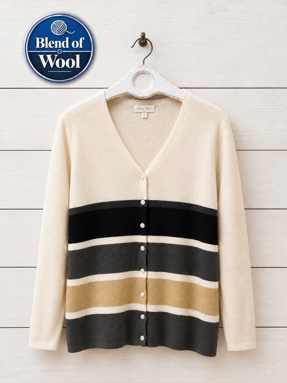 Part Two Vintage Wool Blend Cardigan – Size M